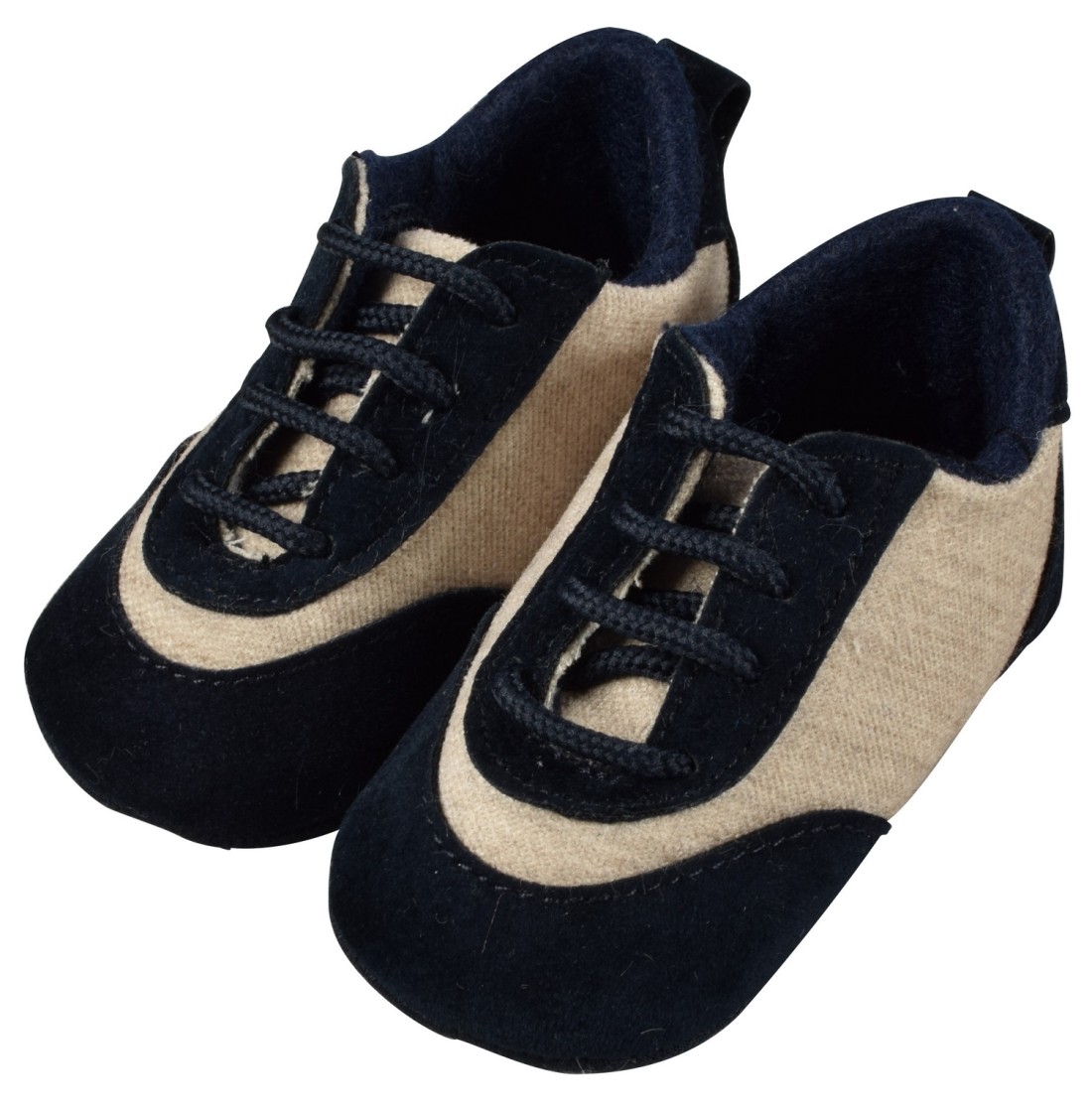 Barcellino - Scarpette blu/beige