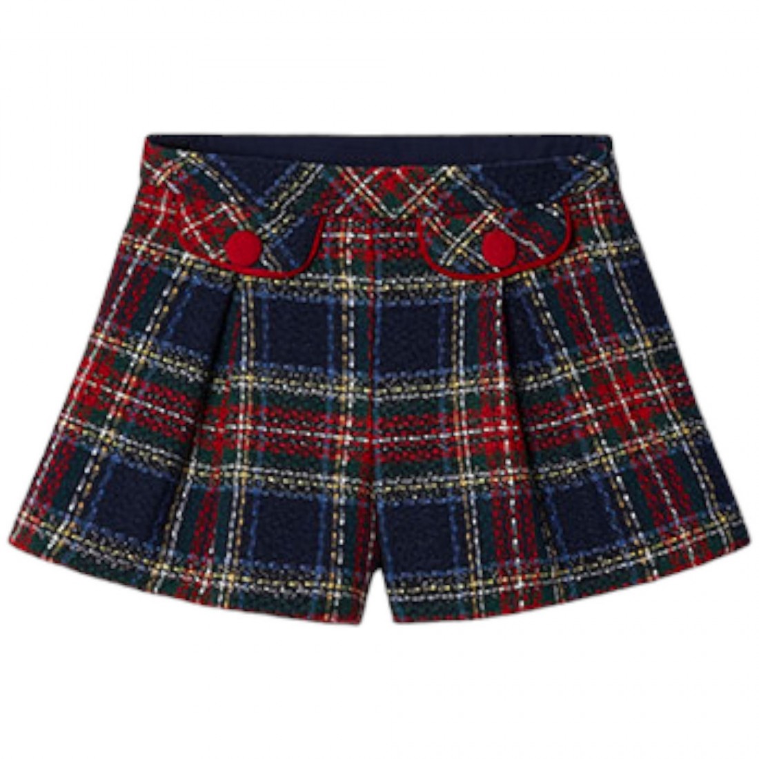 Mayoral - Short scozzese 70 rosso/blu