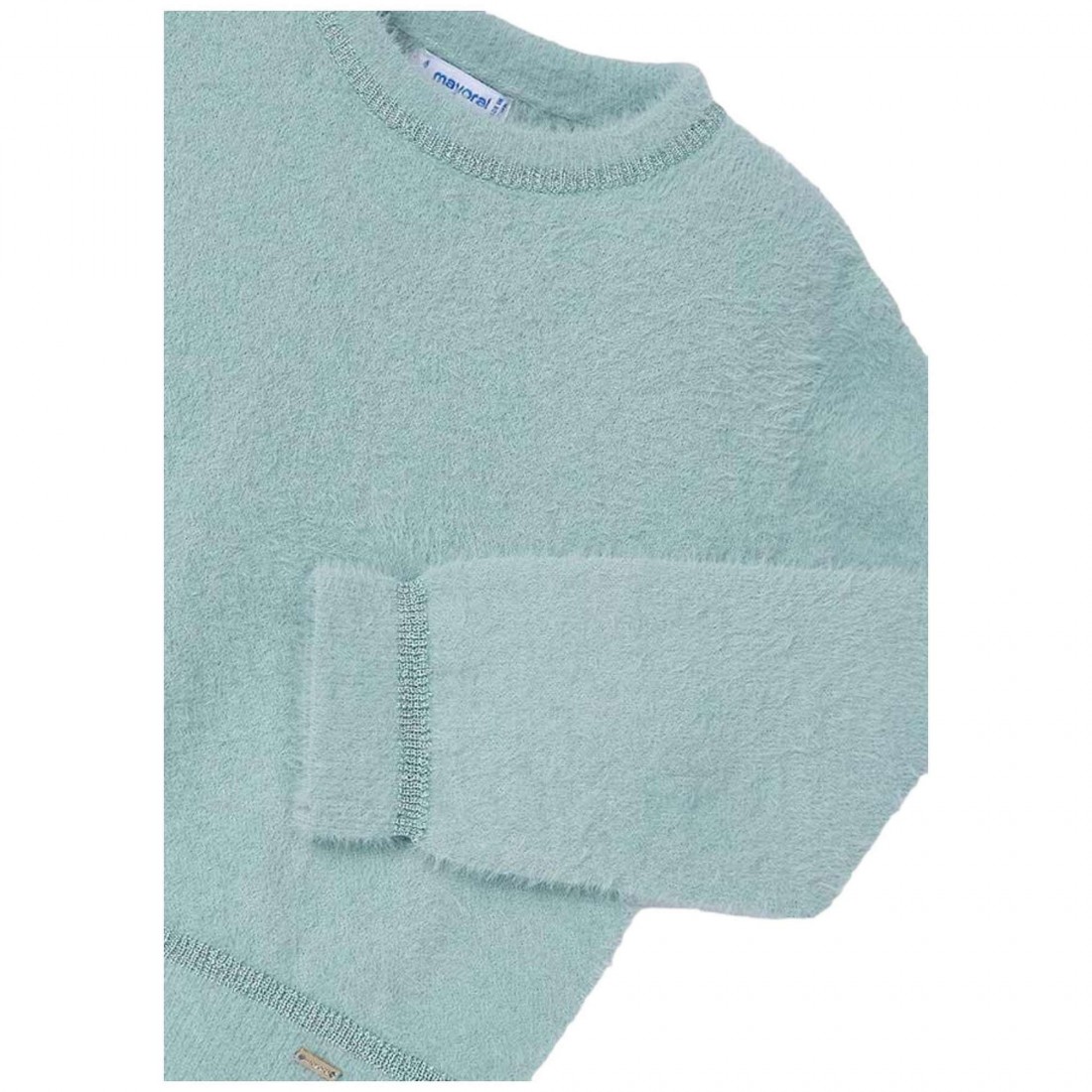 Mayoral - Maglione 14 verde acqua peloso