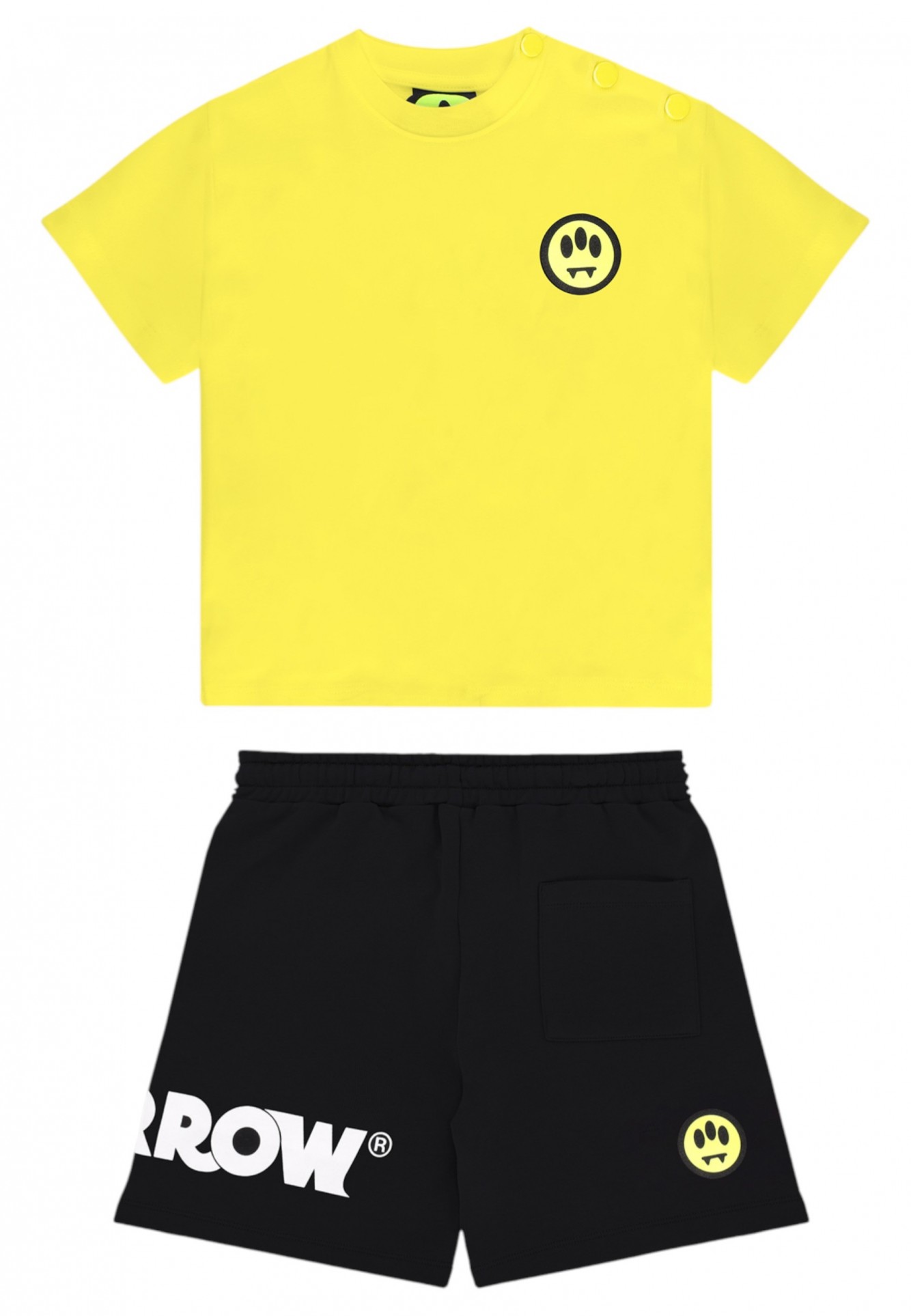 Barrow - Completo giallo fluo/nero