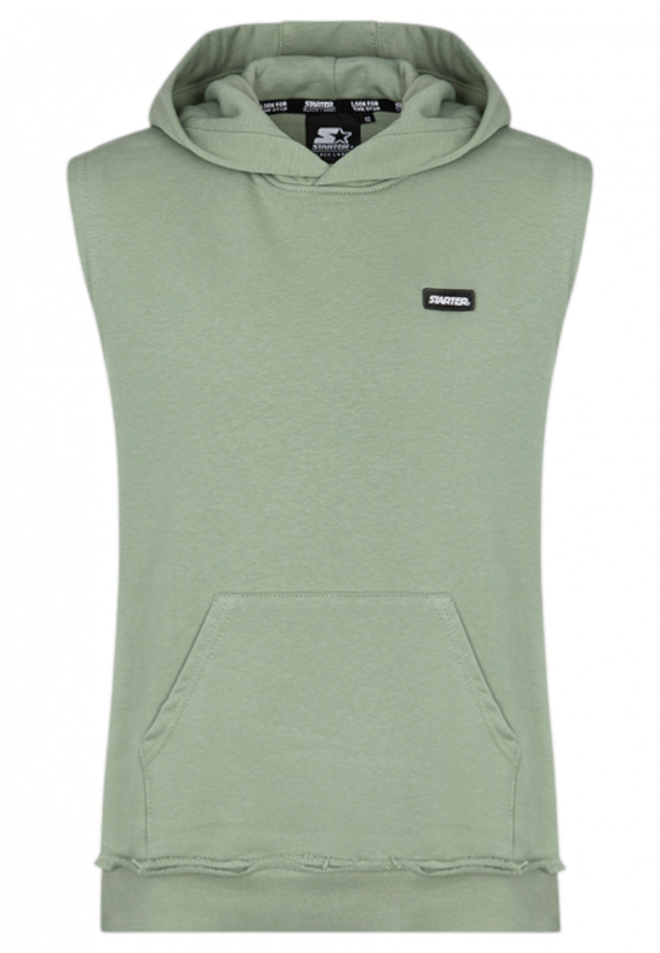 Starter - Smanicato in felpa verde
