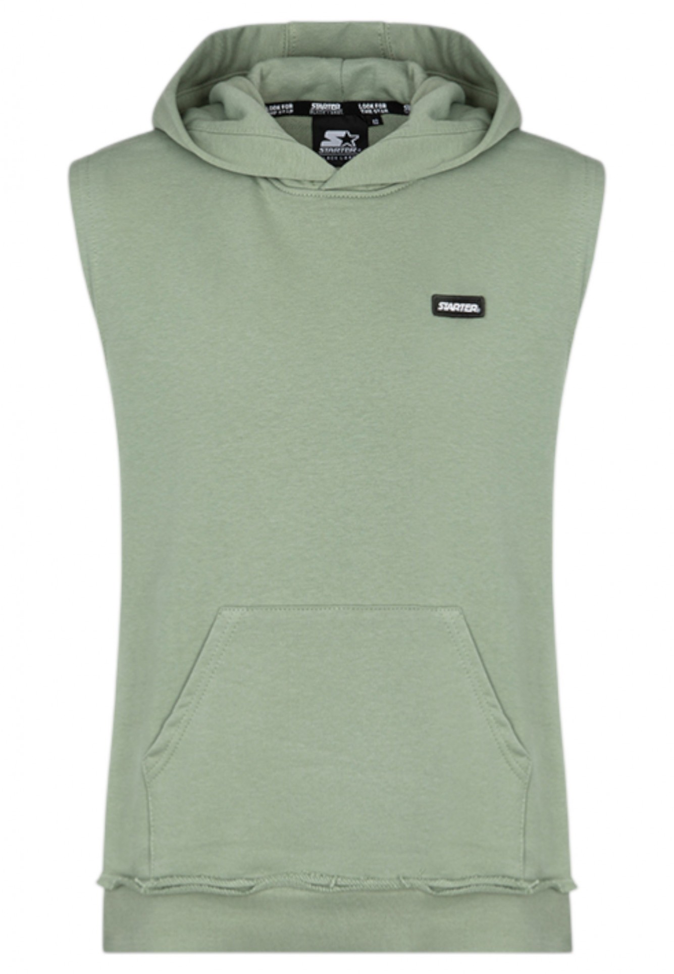 Starter - Smanicato in felpa verde
