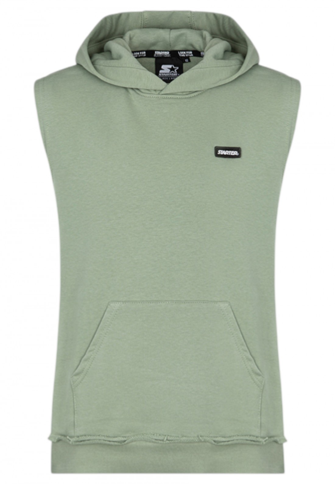 Starter - Smanicato in felpa verde