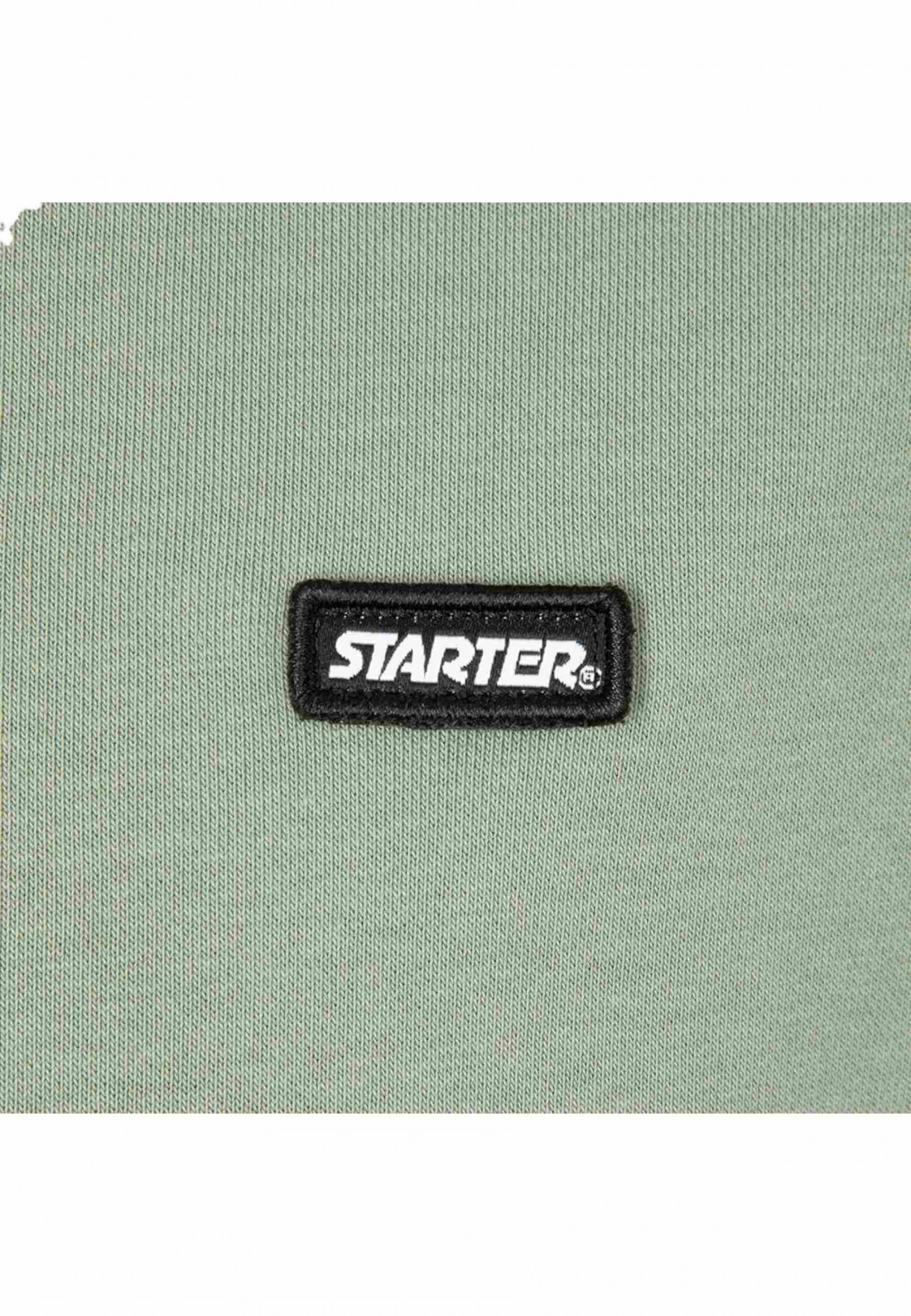 Starter - Smanicato in felpa verde