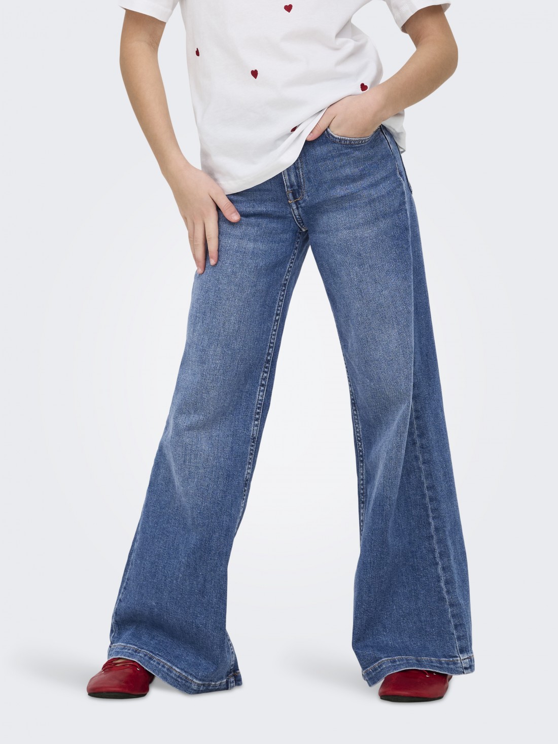 Only - Denim chiaro a zampa