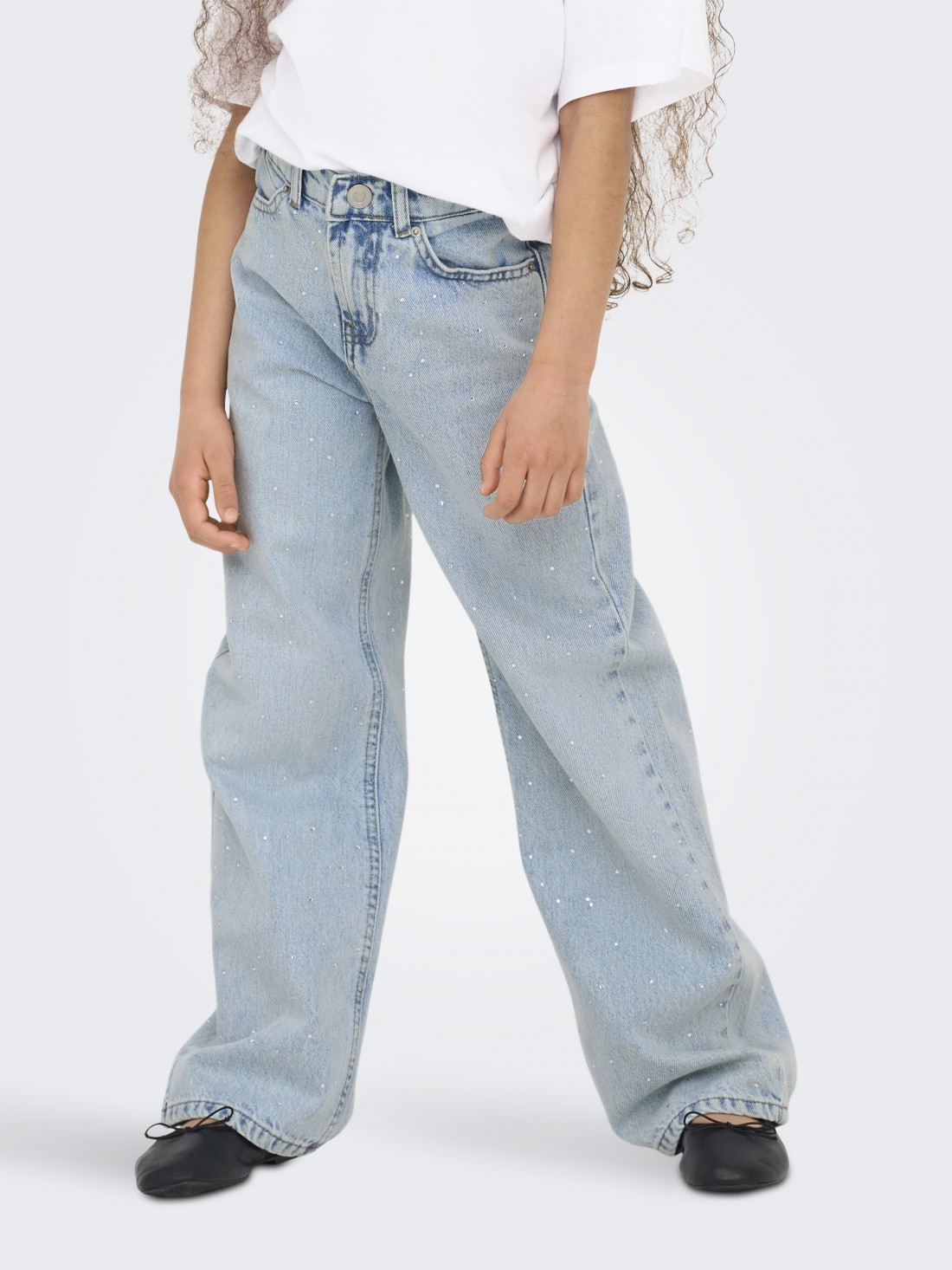 Only - Denim chiaro c/strass