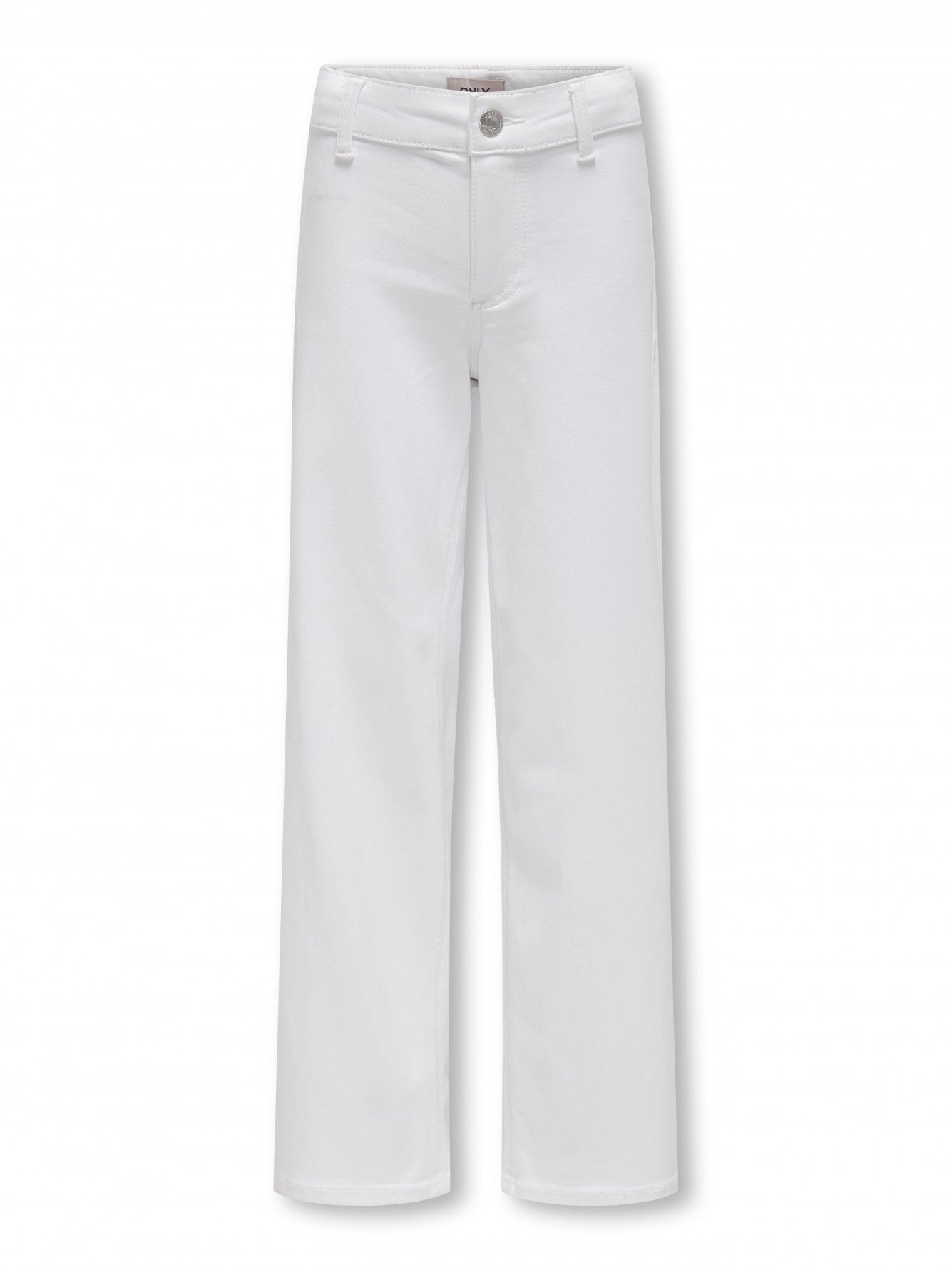Only - Pantalone largo bianco