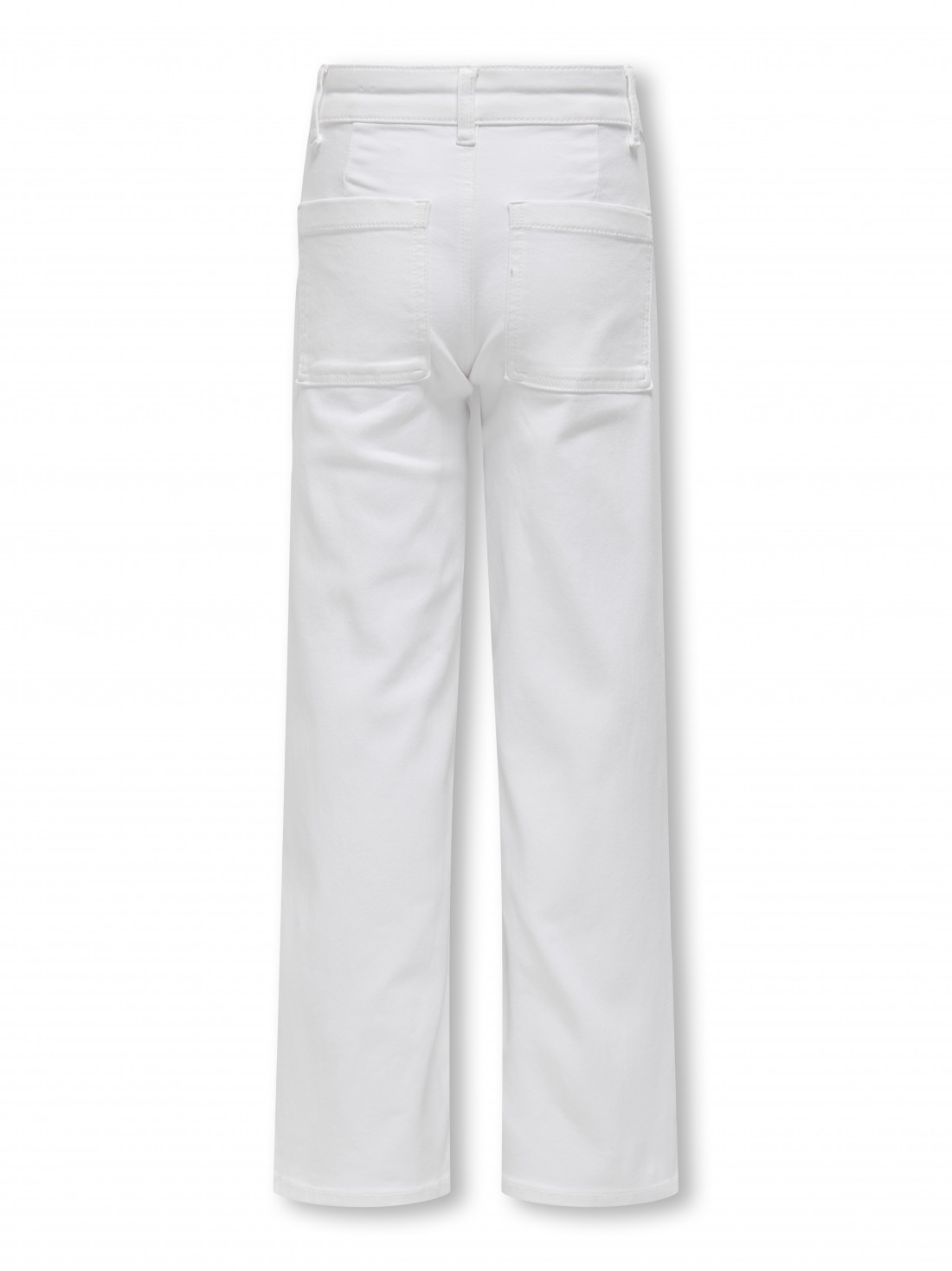 Only - Pantalone largo bianco