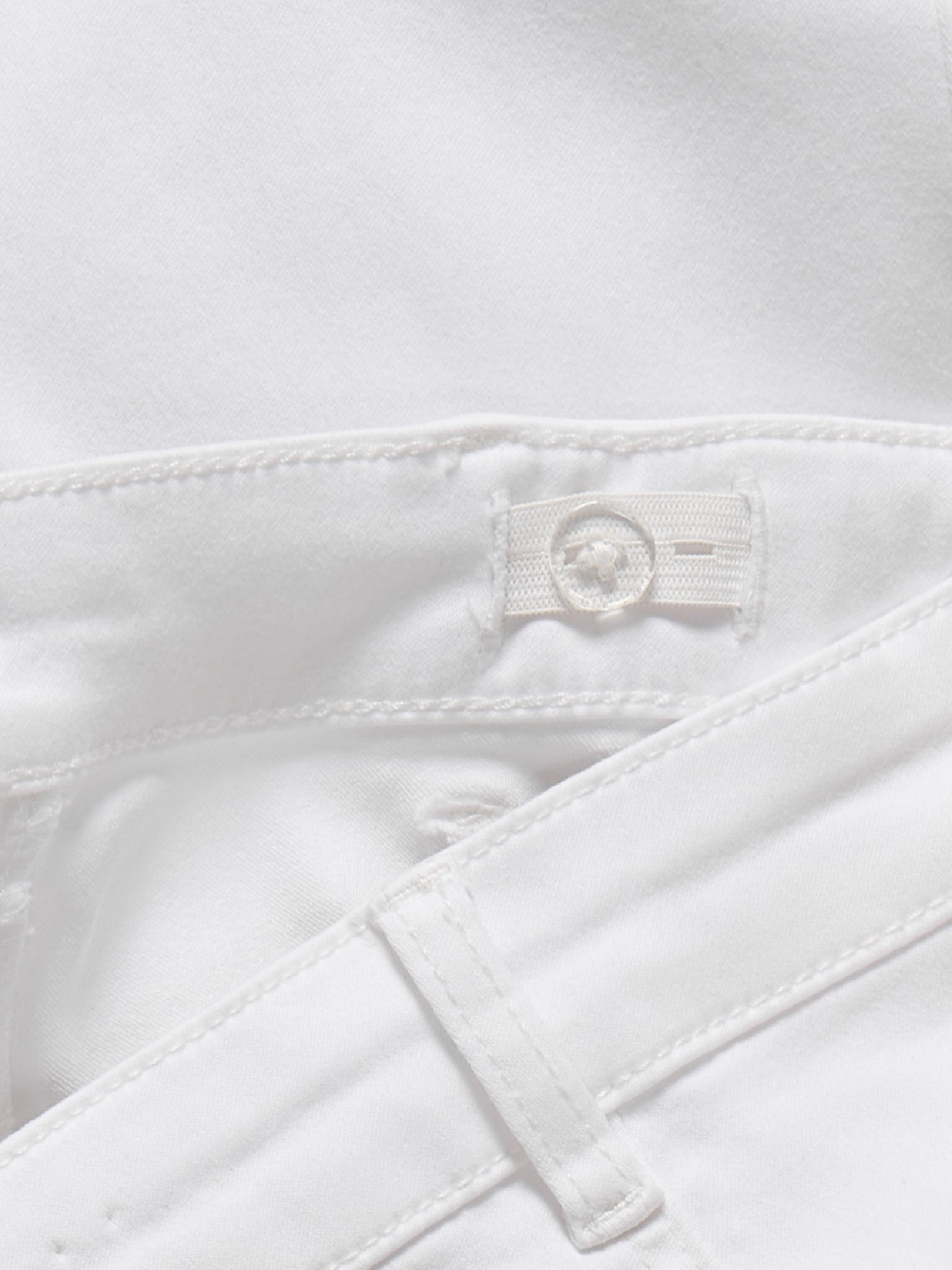 Only - Pantalone largo bianco