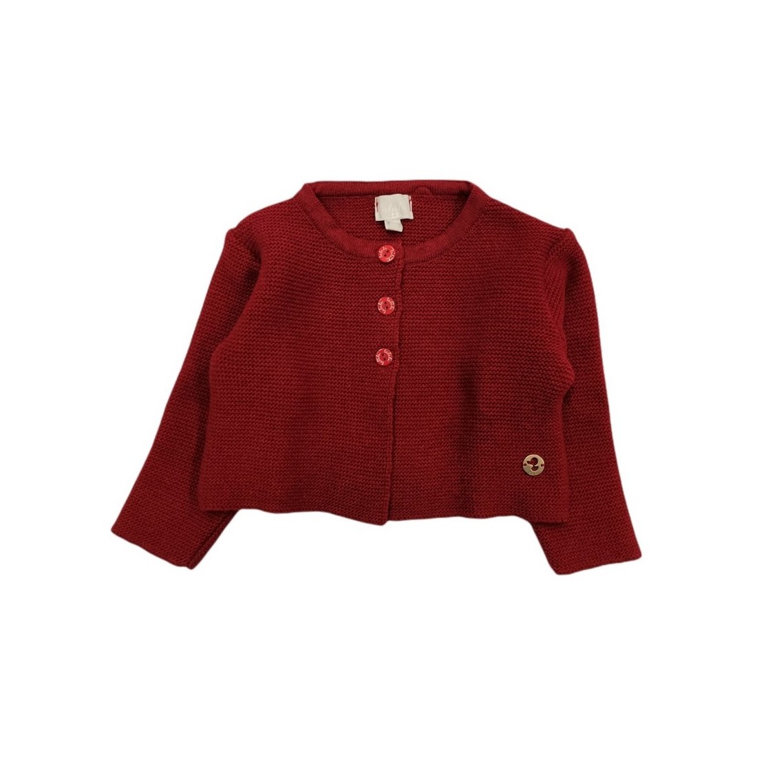 Lalalu' - Cardigan bordeaux in filo