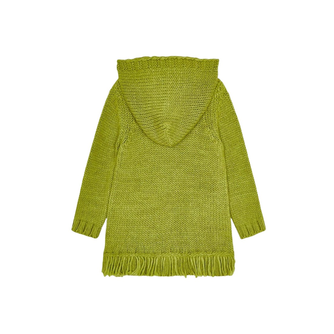 Mayoral - Cardigan verde oliva 069 c/frange